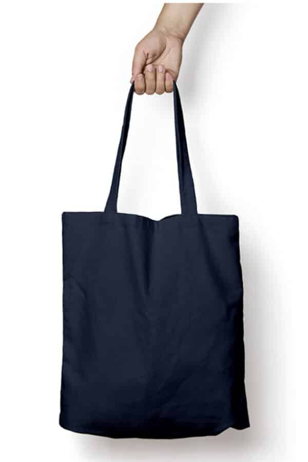 Unisex Tote Bag Zipper White Standard